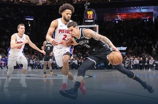 九游-小波特19分1助 NBA常规赛篮网100-138活塞 杰伦-杜伦26分